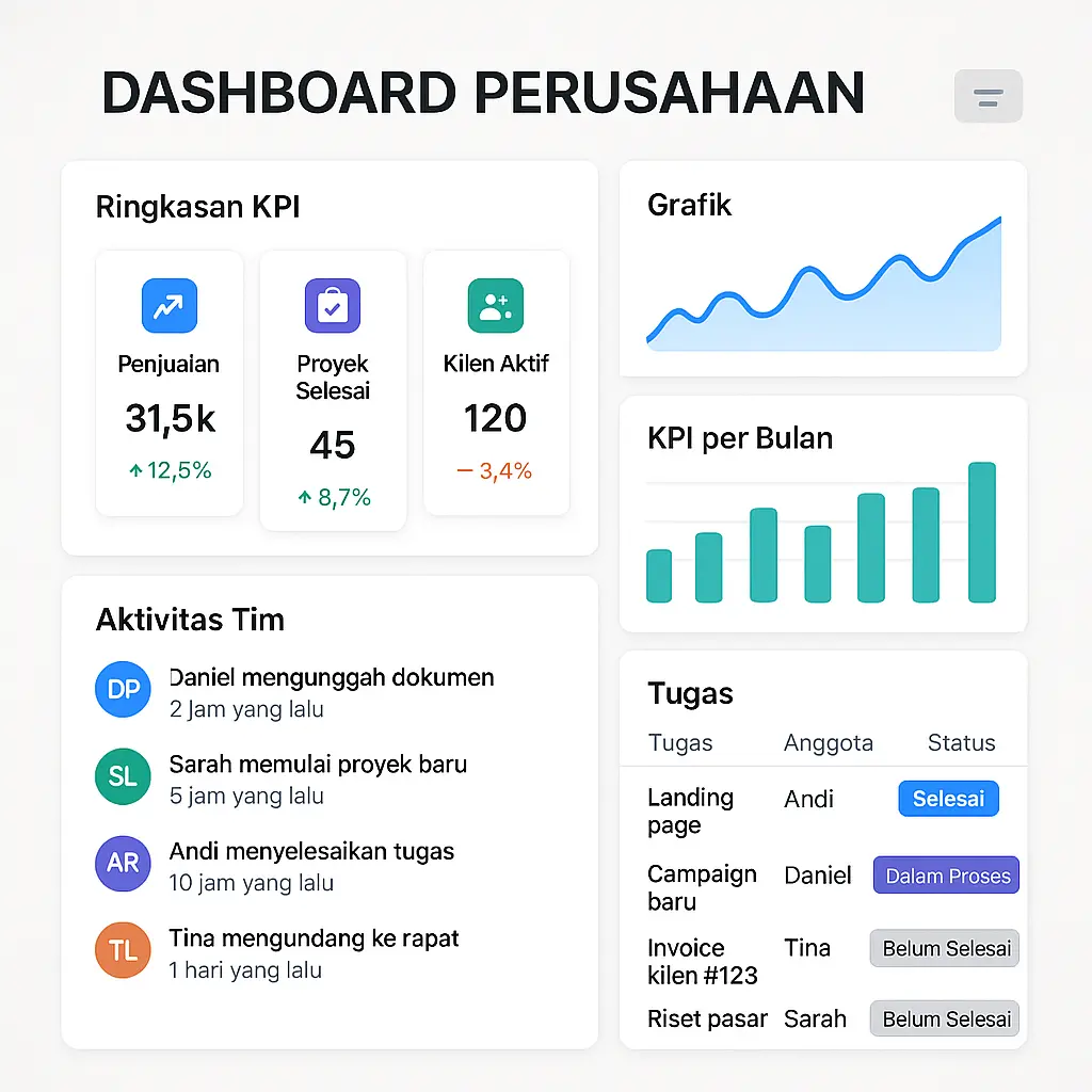 Dashboard Perusahaan