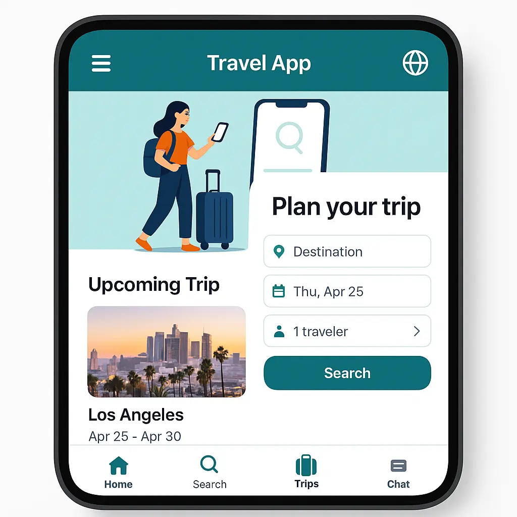 Mobile App Travel